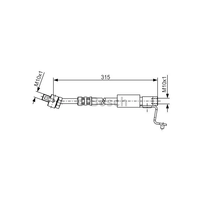 Flexible de frein BOSCH 1 987 476 811