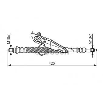Flexible de frein BOSCH 1 987 476 817