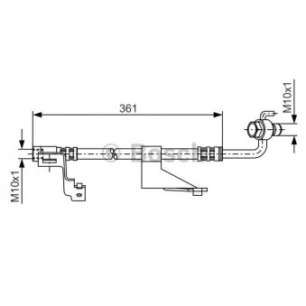 Flexible de frein BOSCH 1 987 476 821