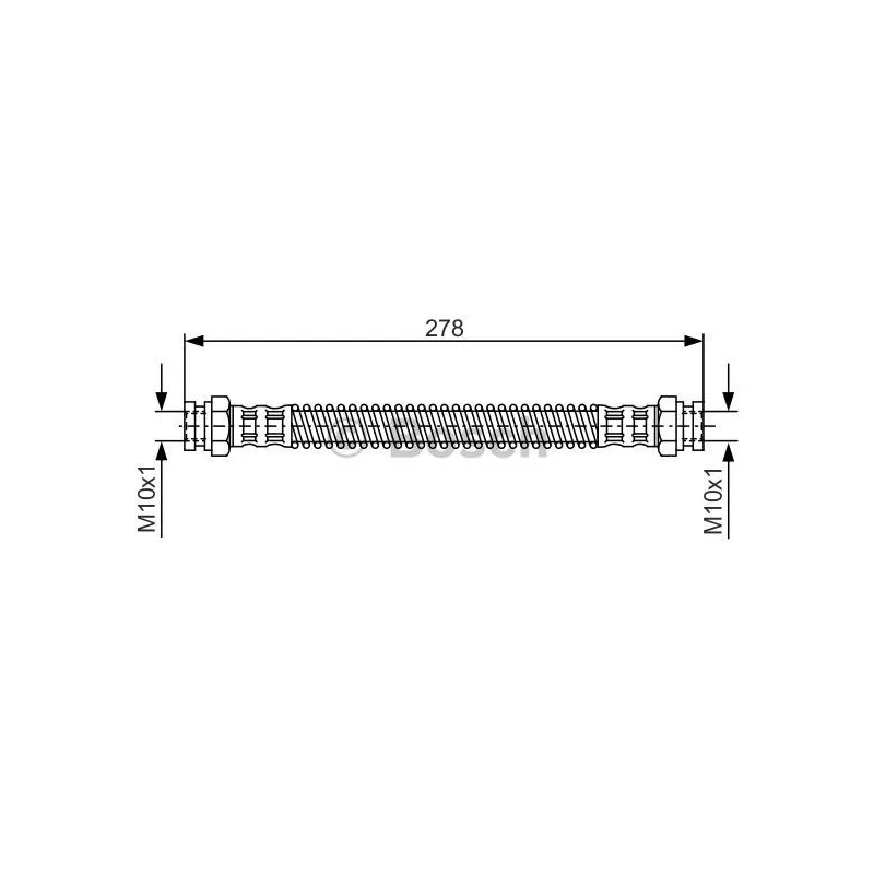 Flexible de frein BOSCH 1 987 476 850