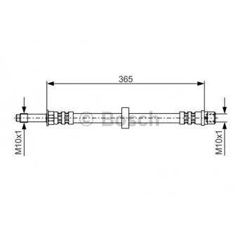 Flexible de frein BOSCH 1 987 476 851