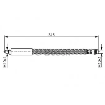 Flexible de frein BOSCH 1 987 476 859