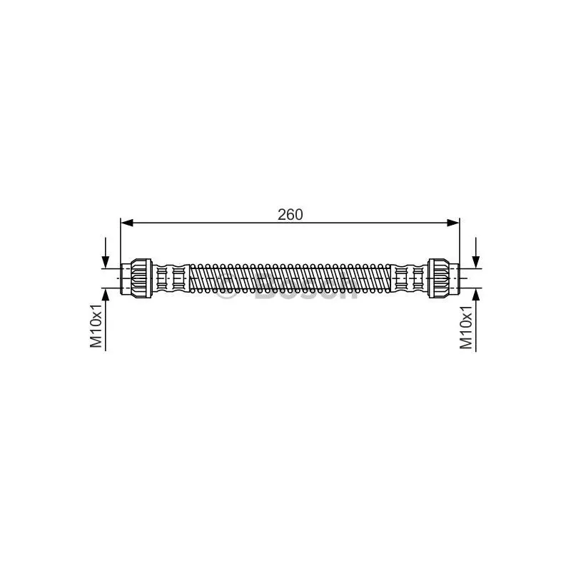 Flexible de frein BOSCH 1 987 476 869