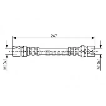Flexible de frein BOSCH 1 987 476 874