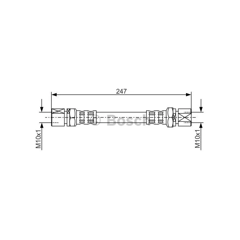 Flexible de frein BOSCH 1 987 476 874