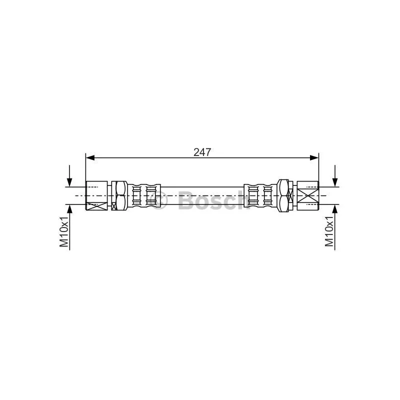 Flexible de frein BOSCH 1 987 476 875