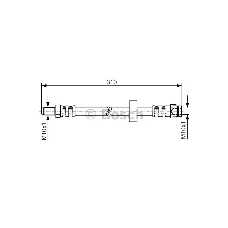 Flexible de frein BOSCH 1 987 476 883