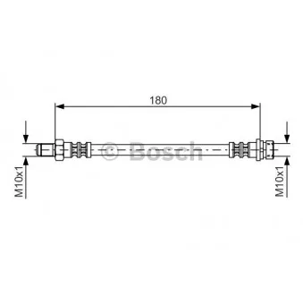 Flexible de frein BOSCH 1 987 476 887