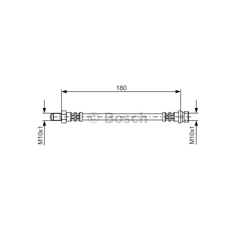 Flexible de frein BOSCH 1 987 476 887