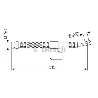 Flexible de frein BOSCH 1 987 476 897