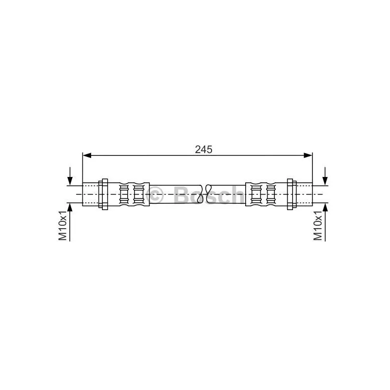 Flexible de frein BOSCH 1 987 476 904