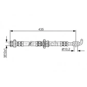 Flexible de frein BOSCH 1 987 476 911