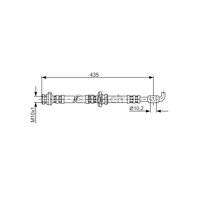 Flexible de frein BOSCH 1 987 476 911