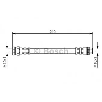 Flexible de frein BOSCH 1 987 476 913
