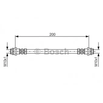 Flexible de frein BOSCH 1 987 476 946