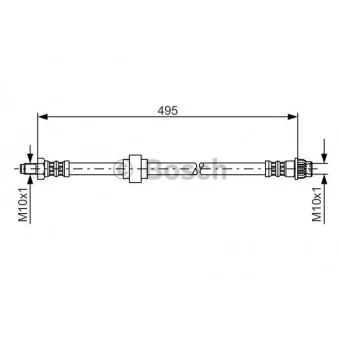 Flexible de frein BOSCH 1 987 476 953