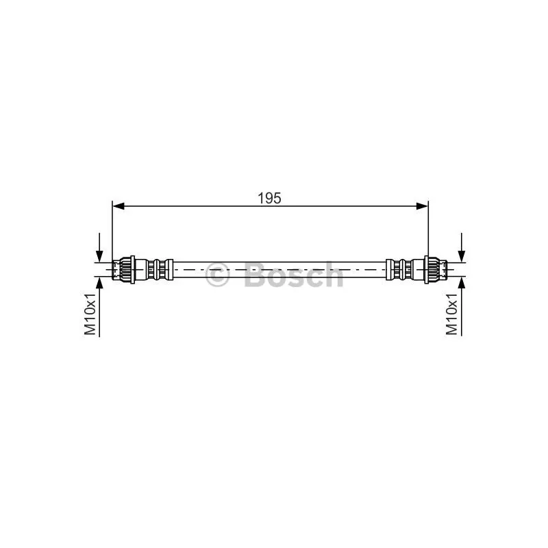 Flexible de frein BOSCH 1 987 476 956