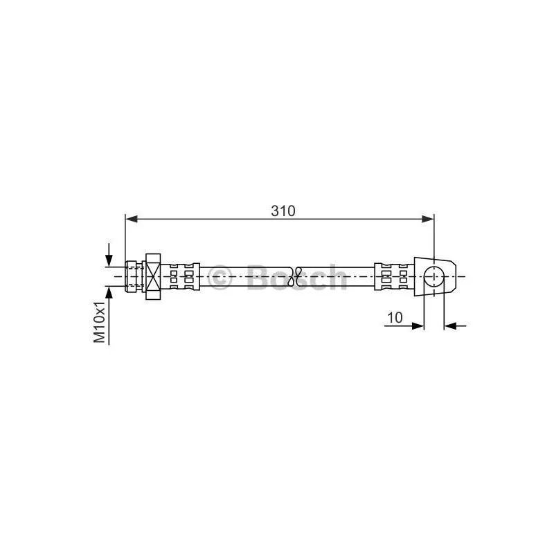 Flexible de frein BOSCH 1 987 476 957