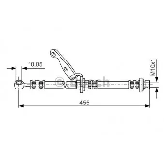 Flexible de frein BOSCH 1 987 476 973