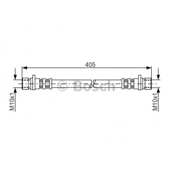 Flexible de frein BOSCH 1 987 476 980