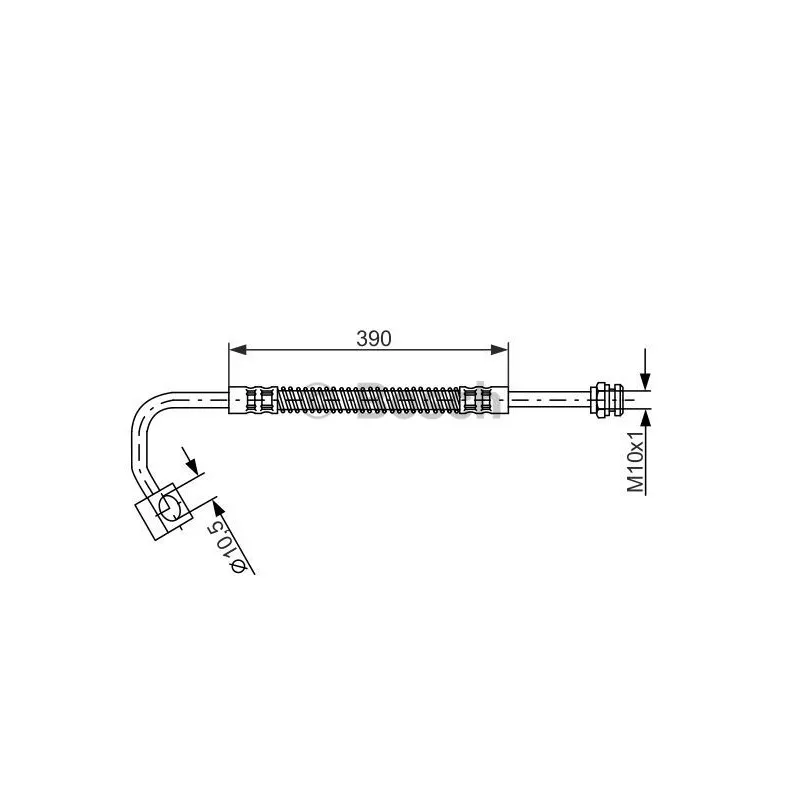 Flexible de frein BOSCH 1 987 476 984