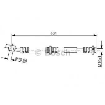 Flexible de frein BOSCH 1 987 476 995