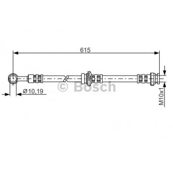 Flexible de frein BOSCH 1 987 476 997