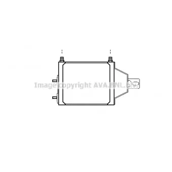 Radiateur d'huile de boîte automatique AVA QUALITY COOLING PE3122