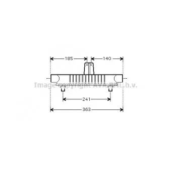 Radiateur d'huile AVA QUALITY COOLING PE3283