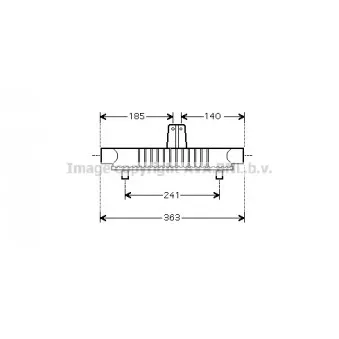 Radiateur d'huile AVA QUALITY COOLING PE3284