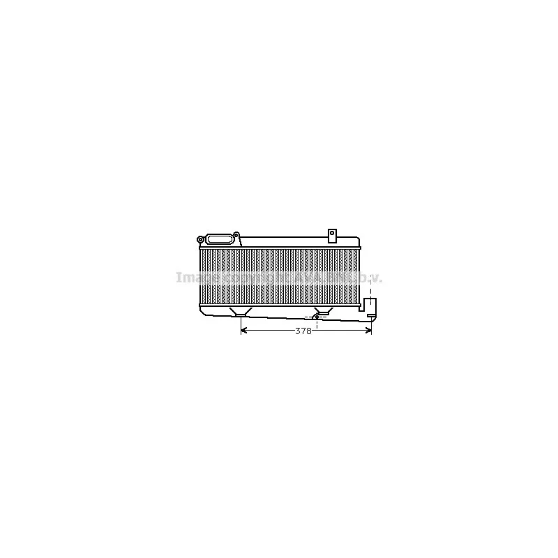 Intercooler, échangeur AVA QUALITY COOLING PE4120