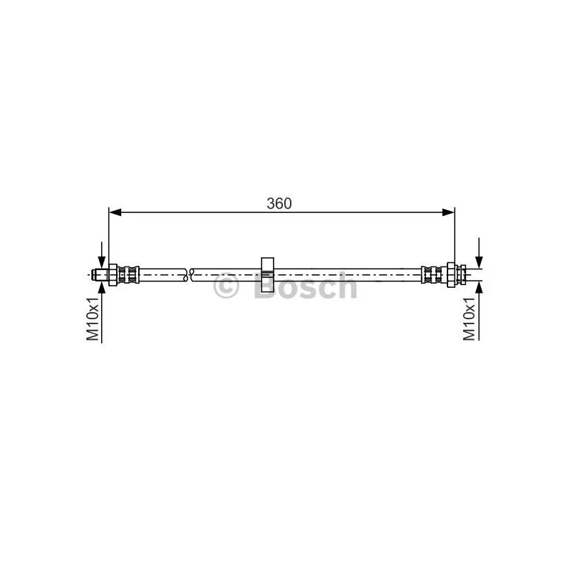 Flexible de frein BOSCH 1 987 481 002