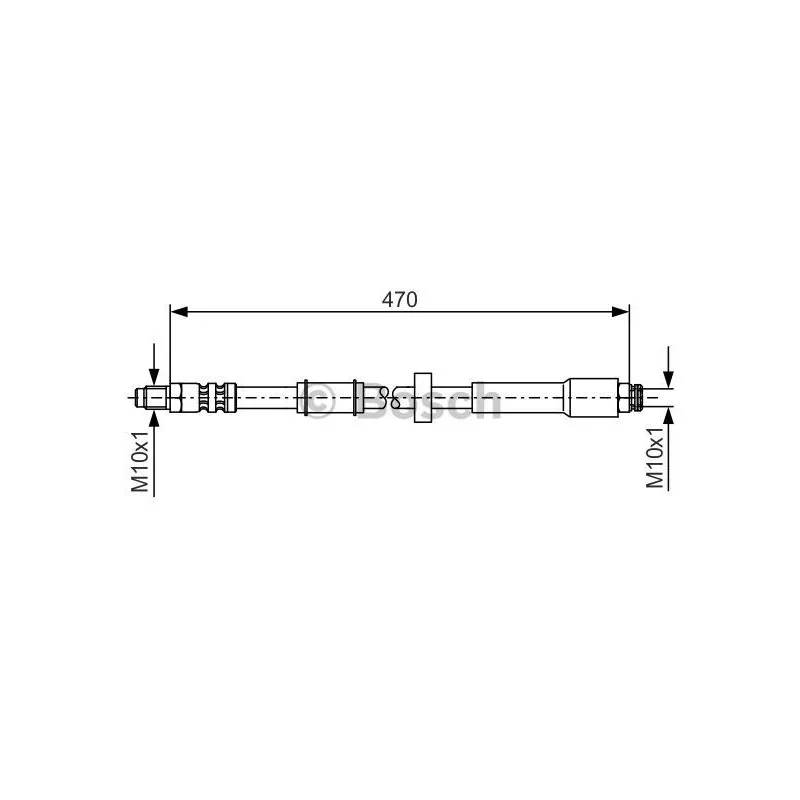 Flexible de frein BOSCH 1 987 481 004