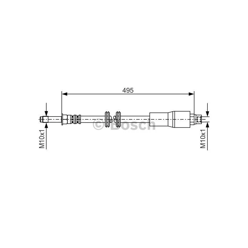 Flexible de frein BOSCH 1 987 481 005
