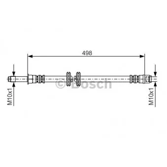 Flexible de frein BOSCH 1 987 481 006