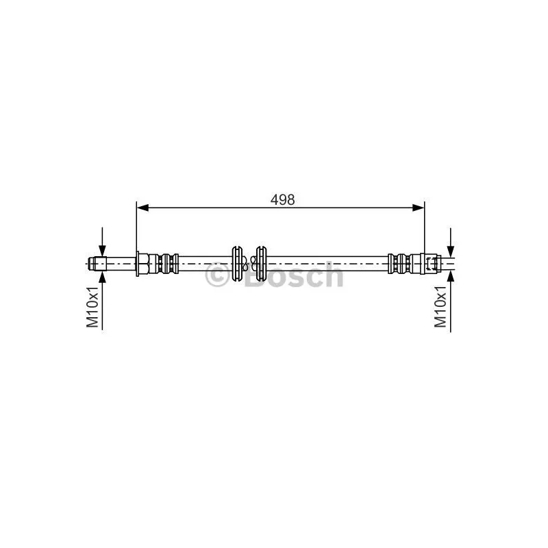 Flexible de frein BOSCH 1 987 481 006