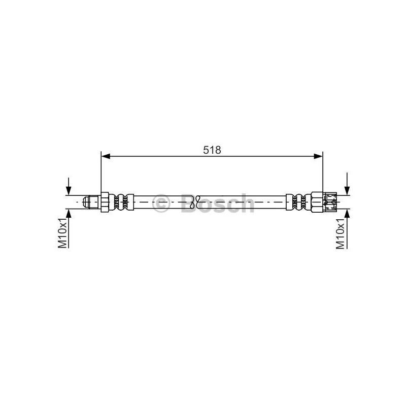 Flexible de frein BOSCH 1 987 481 007