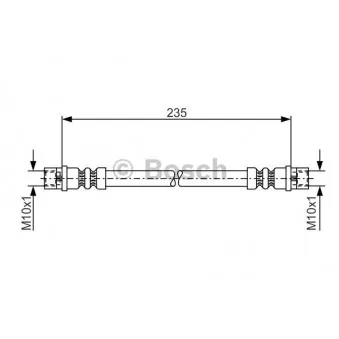 Flexible de frein BOSCH 1 987 481 008