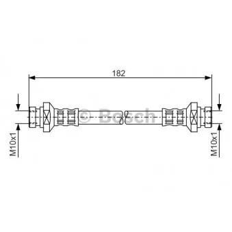 Flexible de frein BOSCH 1 987 481 010