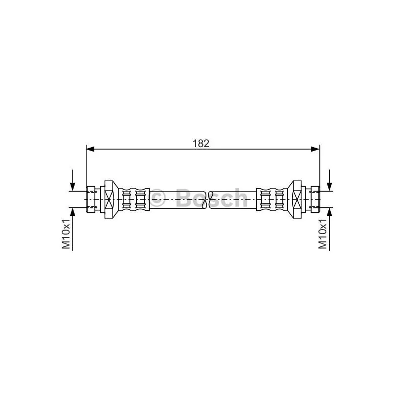 Flexible de frein BOSCH 1 987 481 010
