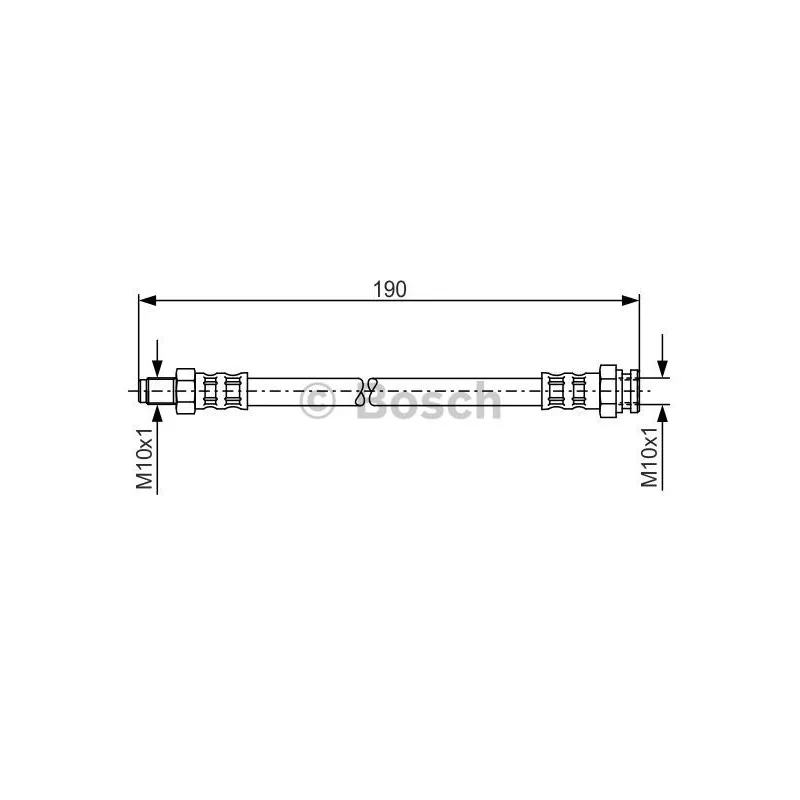 Flexible de frein BOSCH 1 987 481 011