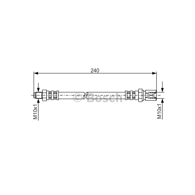 Flexible de frein BOSCH 1 987 481 012
