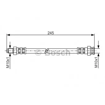 Flexible de frein BOSCH 1 987 481 013