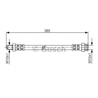 Flexible de frein BOSCH 1 987 481 018
