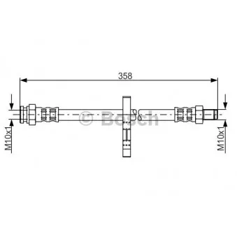 Flexible de frein BOSCH 1 987 481 019