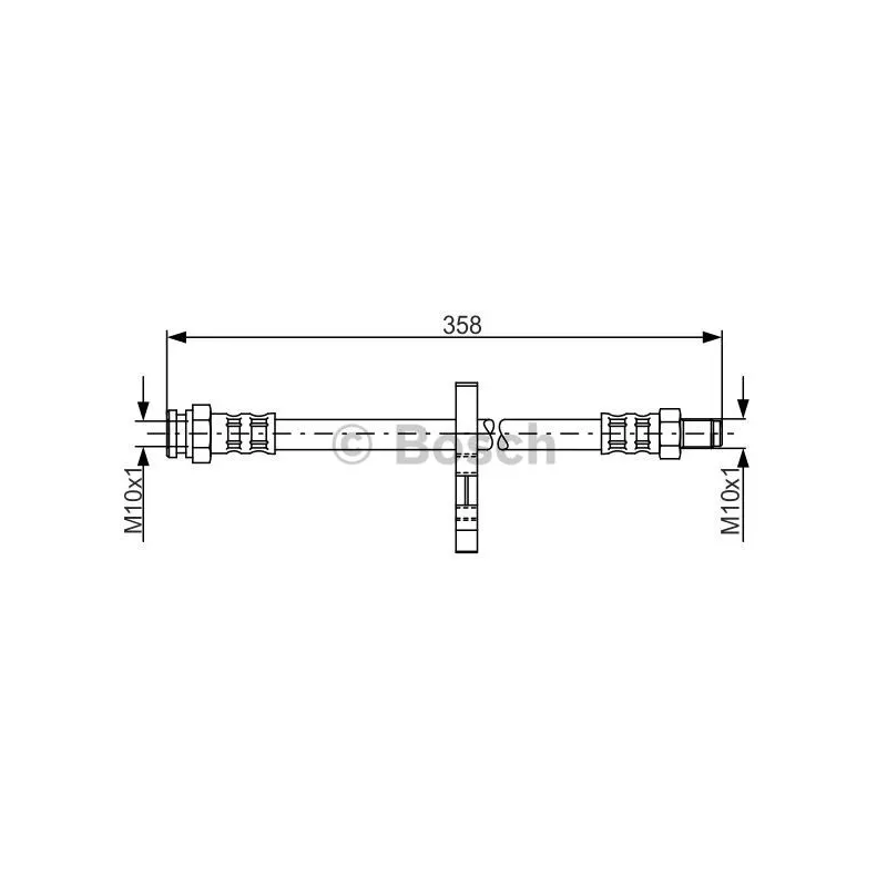 Flexible de frein BOSCH 1 987 481 019