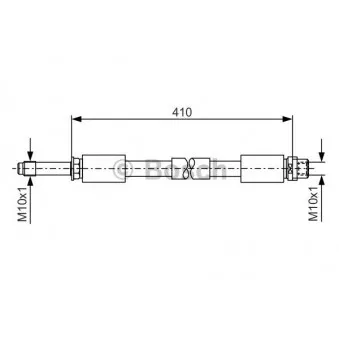 Flexible de frein BOSCH 1 987 481 020