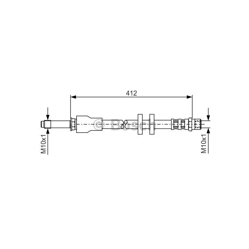 Flexible de frein BOSCH 1 987 481 021