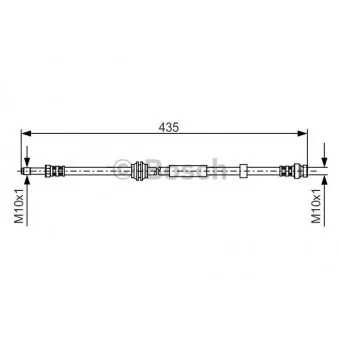 Flexible de frein BOSCH 1 987 481 023