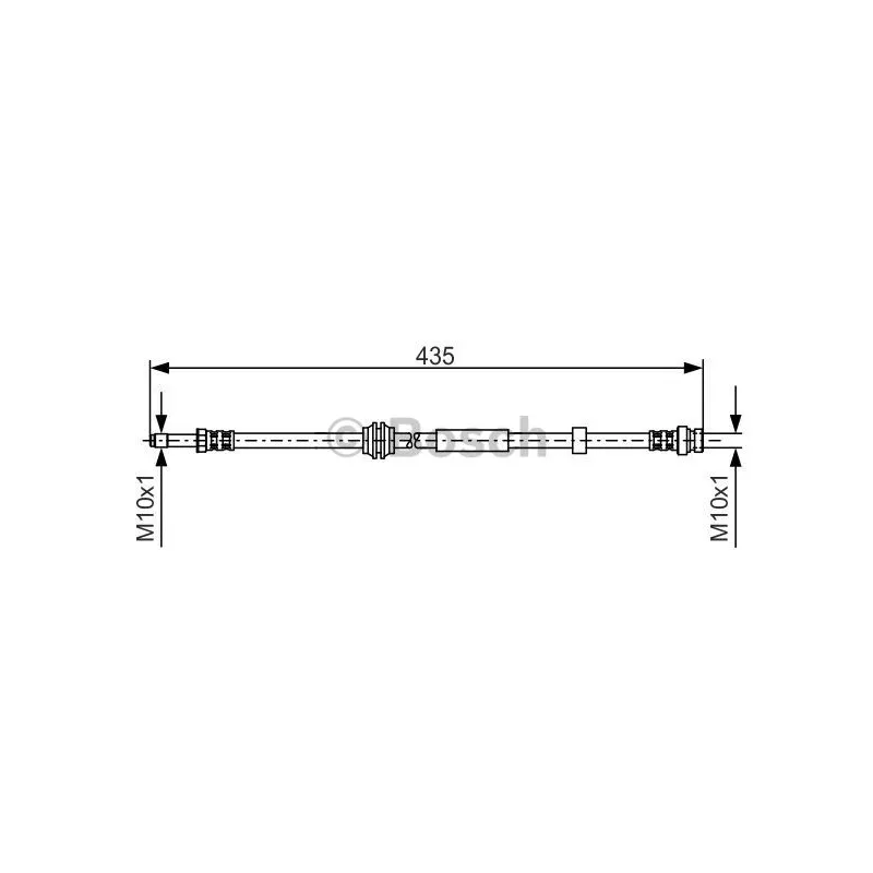 Flexible de frein BOSCH 1 987 481 023